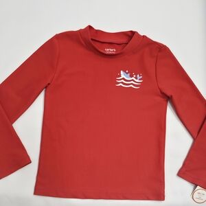 Carter’s Boys Rashguard 5T | UPF 50+ | Long Sleeve | New With Tags